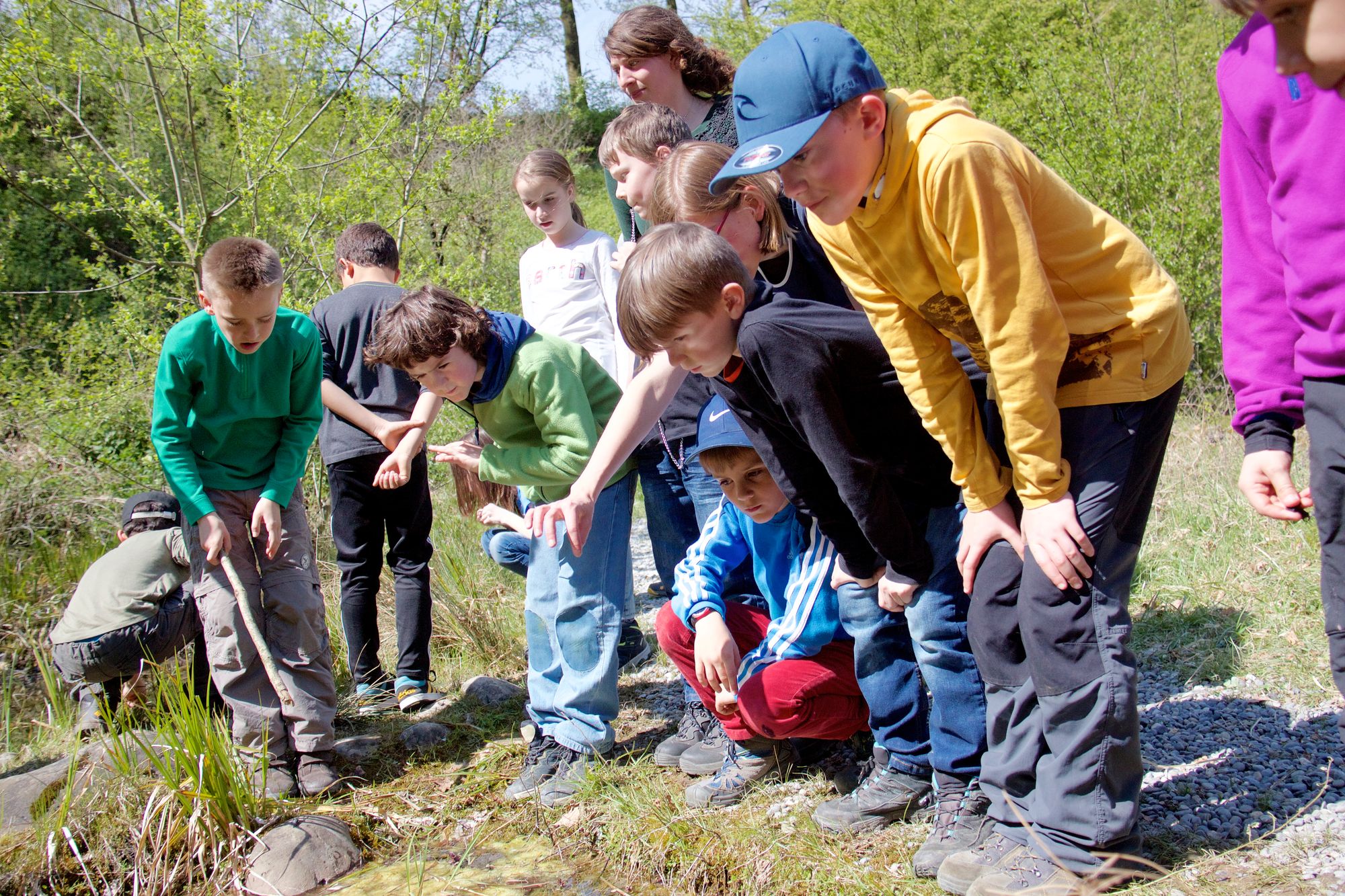 Kinder im WWF-Naturforscherlager Kinder im WWF-Naturforscherlager